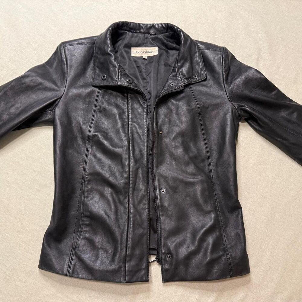 Calvin-klein Men's Black Coat